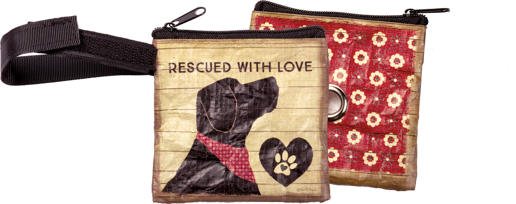 Pet Waste Bag Pouch - Rescued With Love