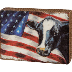 Cow Flag Sign