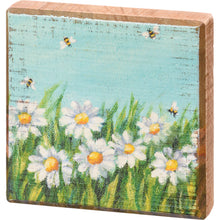 Load image into Gallery viewer, Daisies Block Sign
