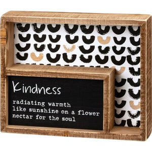 Kindness Block Sign