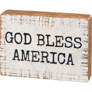 God Bless America Sign