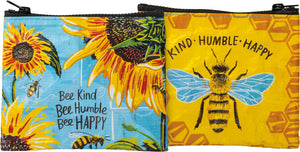 Bee Kind Zipper Wallet