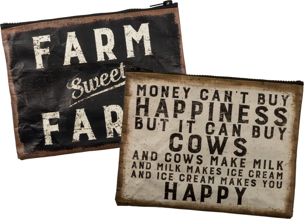 Farm Sweet Farm Zipper Pouch