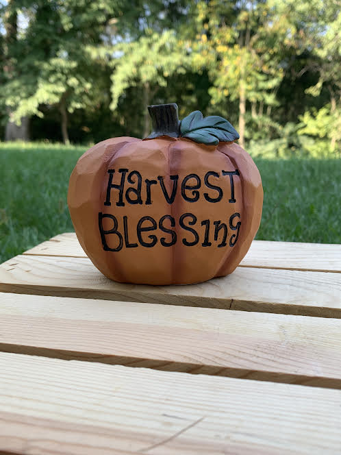 Harvest Blessings Pumpkin