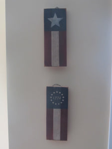 Mini Wooden Flag