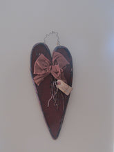 Load image into Gallery viewer, Wooden Hanging Hearts
