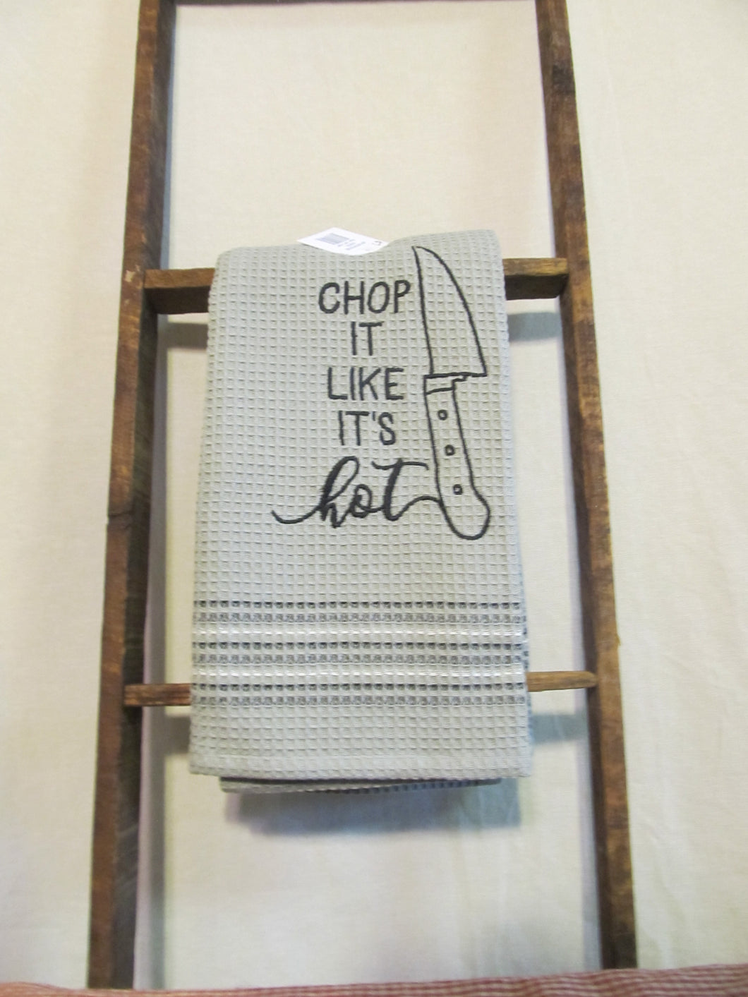 Chop It Like It's Hot Tea Towel