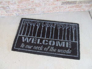 Neck of the Woods Welcome Mat