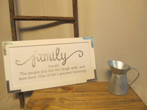 Family Wall Sign