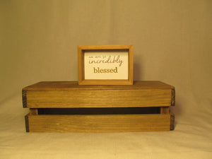 Thankful Wood Block Signs