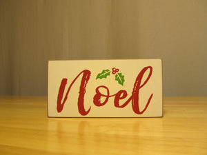 Noel Wooden Sign