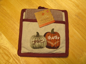 Fall Pot Holder & Kitchen Towel