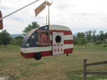 Load image into Gallery viewer, USA Camper Birdhouse
