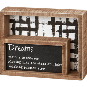 Dream Visions Box Sign